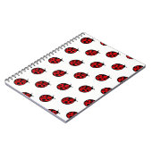 Red Ladybug School Notebook Geschenk Notizblock (Linke Seite)