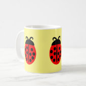 Red Ladybug Tasse (Vorderseite Links)