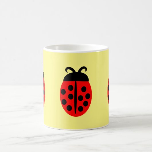 Red Ladybug Tasse (Mittel)