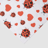 Red Ladybug Tissue Paper Seidenpapier (Ausschnitt)