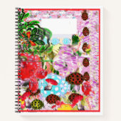 Red Ladybugs ABC Letters Tracing Notizblock (Vorderseite)