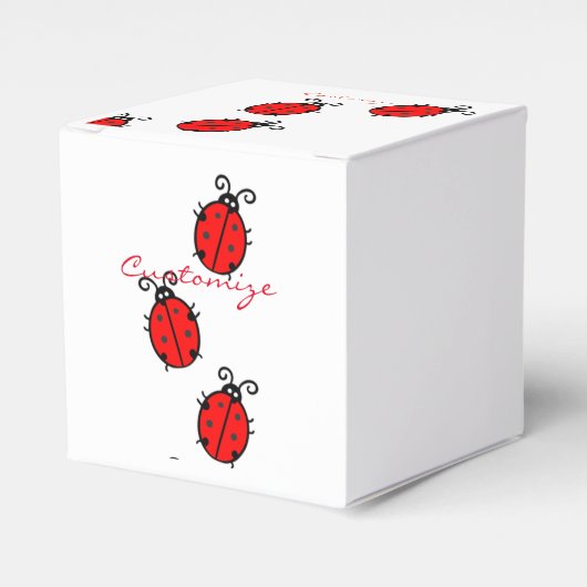 Red Ladybugs Crawling Thunder_Cove Geschenkschachtel (Vorderseite)