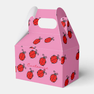 Red Ladybugs Crawling Thunder_Cove Geschenkschachtel