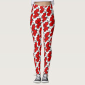 Red Ladybugs Crawling Thunder_Cove Leggings (Vorderseite)