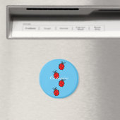 Red Ladybugs Crawling Thunder_Cove Magnet (In Situ (Geschirrspüler))