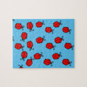 Red Ladybugs Crawling Thunder_Cove Puzzle (Horizontal)
