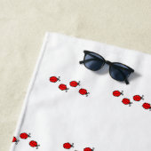 Red Ladybugs Crawling Thunder_Cove Strandtuch (Beispiel)