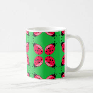 Red Ladybugs Kaffeetasse