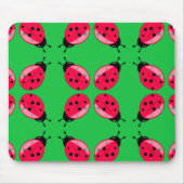 Red Ladybugs Mousepad (Vorne)