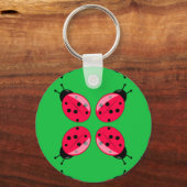 Red Ladybugs Schlüsselanhänger (Vorderseite)