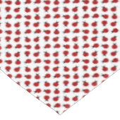 Red Ladybugs Spring Summer Tischdecke (Schrägansicht)