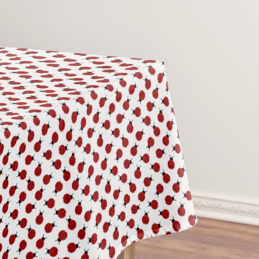 Red Ladybugs Spring Summer Tischdecke (Beispiel)