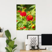 RED LANTANA Poster (Heimbüro)