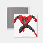 Red Lantern Corps - Rage Jump 1 Magnet (Vorderseite/Rückseite)