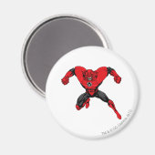 Red Lantern Corps - Rage Jump 1 Magnet (Vorderseite/Rückseite)