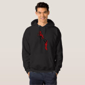 Red Lantern Corps - Rage Leaning 1 Hoodie (Vorne ganz)