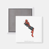 Red Lantern Corps - Rage Leaning 2 Magnet (Vorderseite/Rückseite)