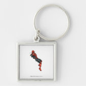 Red Lantern Corps - Rage Leaning 2 Schlüsselanhänger (Vorne)