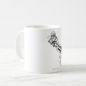 Red Lantern Corps - Rage Leaning 3 Kaffeetasse (Vorderseite Links)