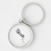 Red Lantern Corps - Rage Leaning 3 Schlüsselanhänger (Vorne)