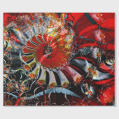 Red Lantern Geschenkpapier (Flach)