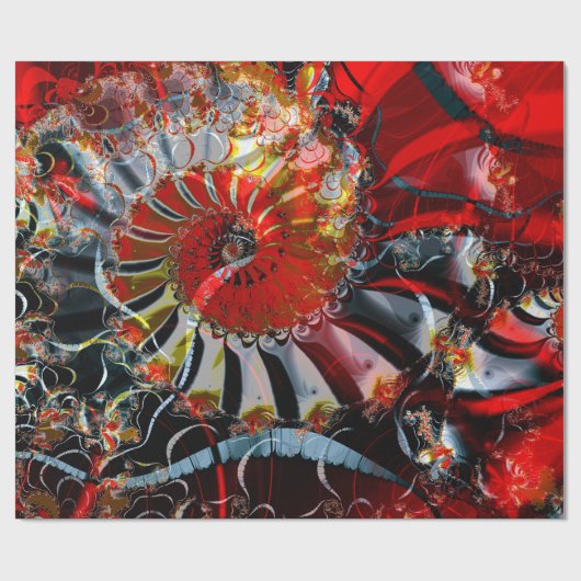 Red Lantern Geschenkpapier (Flach)