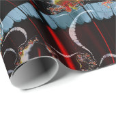 Red Lantern Geschenkpapier (Rolleneckpunkt)