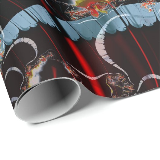 Red Lantern Geschenkpapier (Rolleneckpunkt)