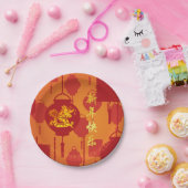 Red Lanterns Chinesischer Drache Neues Jahr PPP Pappteller (Party)