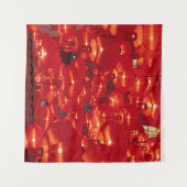 Red Lanterns Chinesisches Neujahr Wandteppich (Vorderseite (Horizontal))