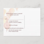 Red Lanterns Wedding Menu UAWG Einladungspostkarte (Rückseite)