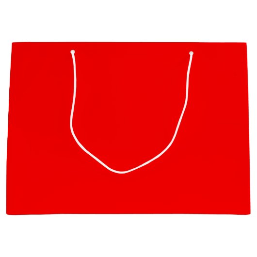 Red Large Gift Bag Große Geschenktüte (Vorderseite)