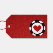 Red Las Vegas Wedding Foto Geschenkanhänger (Rückseite Horizontal)