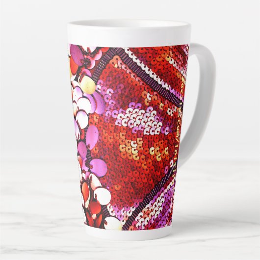 Red Latte Tasse (Rechte Ecke)
