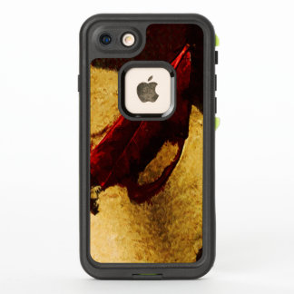 Red Leaf am Hawaiian Beach Abstrakt