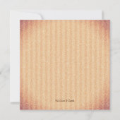 Red Leaf Fall Retirement Party Einladung (Rückseite)