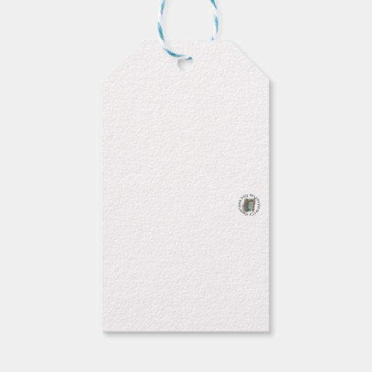 Red Leaf Gift Tag Geschenkanhänger (Rückseite)