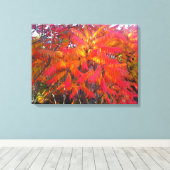 Red Leaf Tree 3 Canvas Print Leinwanddruck (Insitu (Holzboden))