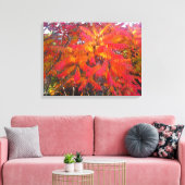 Red Leaf Tree 3 Canvas Print Leinwanddruck (Insitu (Wohnzimmer))