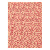  Red Leafy Branches Seamless Pattern Tischdecke (Vorderseite)