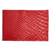 Red Leather: Produktpräsentation Kissenbezug (Rückseite)