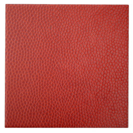 Red Leather Texture Fliese