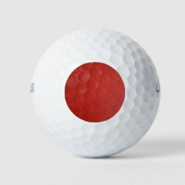 Red Leather Texture Golfball