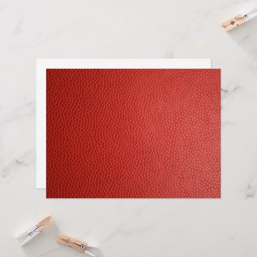 Red Leather Texture Karte (Vorderseite/Rückseite Beispiel)