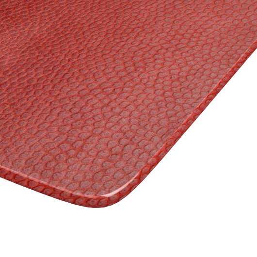 Red Leather Texture Schneidebrett (Ecke)