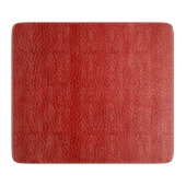 Red Leather Texture Schneidebrett (Vorderseite)