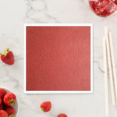 Red Leather Texture Serviette (Beispiel)