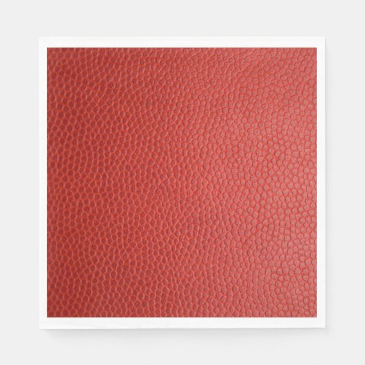 Red Leather Texture Serviette (Vorderseite)