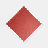 Red Leather Texture Serviette (Ecke)