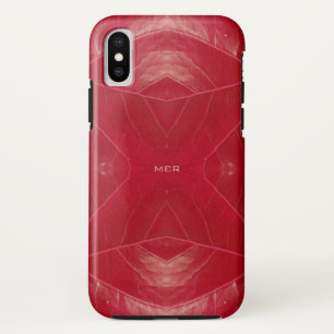 Red Leatherette Case-Mate iPhone Hülle